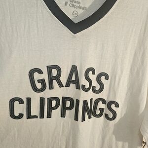Grass Clippings White Tee